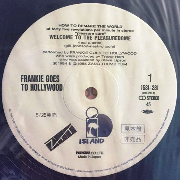Frankie Goes To Hollywood - Welcome To The Pleasuredome (Vinyl, 12", 45 RPM, Promo) Very Good (VG) / Very Good (VG)