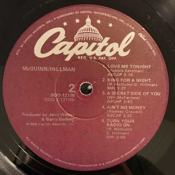Roger McGuinn - McGuinn-Hillman (Vinyl, LP, Album) Very Good Plus (VG+) / Very Good Plus (VG+)