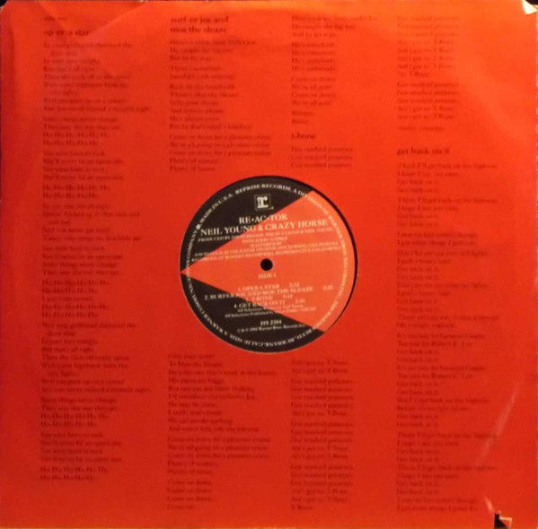 Neil Young - Re·ac·tor (Vinyl, LP, Album)