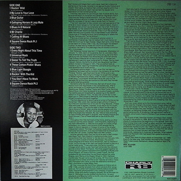 Earl Hooker - Calling All Blues (Vinyl, LP, Compilation) Very Good (VG) / Very Good Plus (VG+)