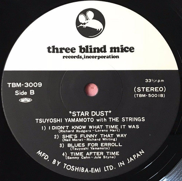 Tsuyoshi Yamamoto - Star Dust (Vinyl, LP, Album) Near Mint (NM or M-) / Very Good Plus (VG+)