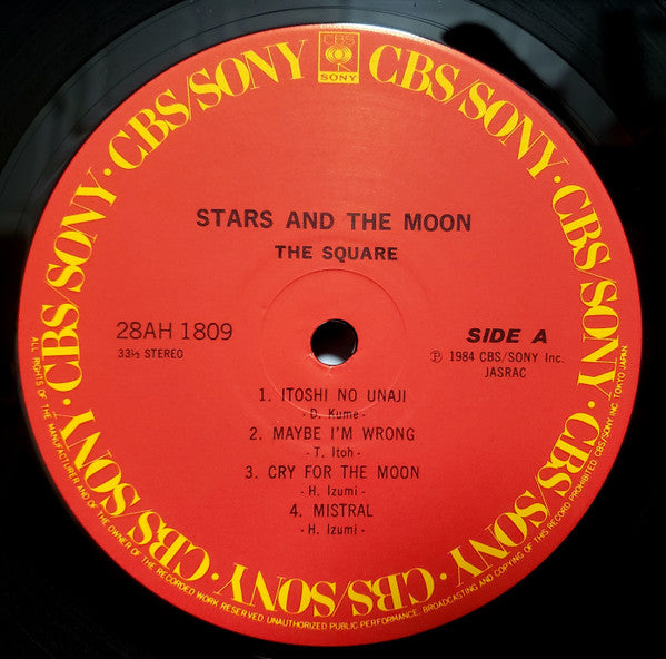 T-Square - Stars And The Moon (Vinyl, LP, Album, Stereo)
