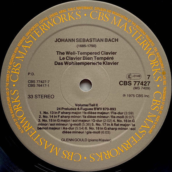 Johann Sebastian Bach - Das Wohltemperierte Klavier BWV 846-893 = T...