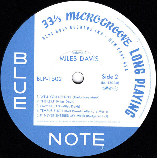 Miles Davis - Volume 2 (Vinyl, LP, Compilation, Limited Edition, Reissue, Mono) Near Mint (NM or M-) / Very Good Plus (VG+)