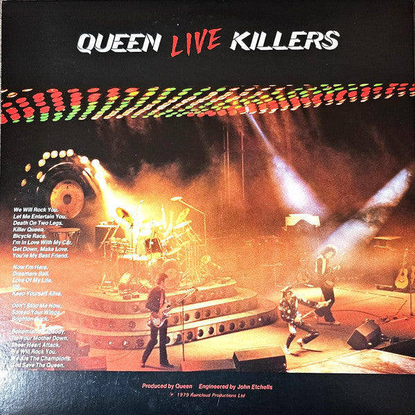Queen - Live Killers (Vinyl, LP, Album, Stereo)
