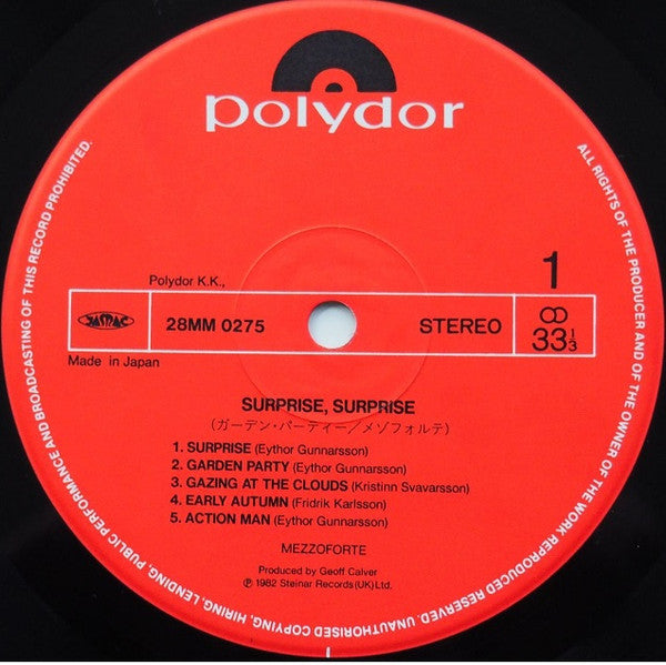 Mezzoforte - Surprise Surprise (Vinyl, LP, Album)
