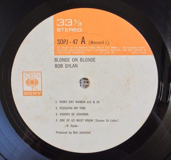 Bob Dylan - Blonde On Blonde (2xVinyl, LP, Album, Reissue) Good Plus (G+) / Good Plus (G+)