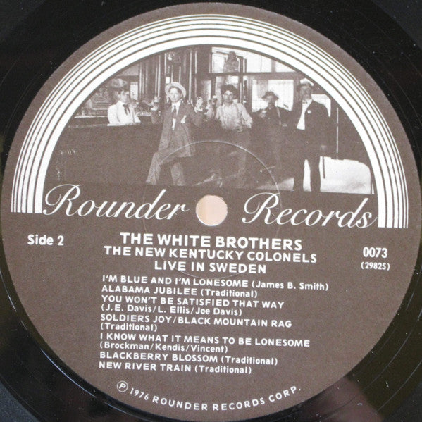 The White Brothers (2) - The New Kentucky Colonels - Live In Sweden (Vinyl, LP, Album) Good Plus (G+) / Good Plus (G+)