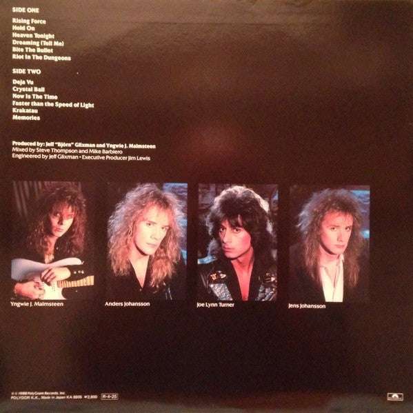Yngwie J. Malmsteen's Rising Force - Odyssey (Vinyl, LP, Album, Ste...