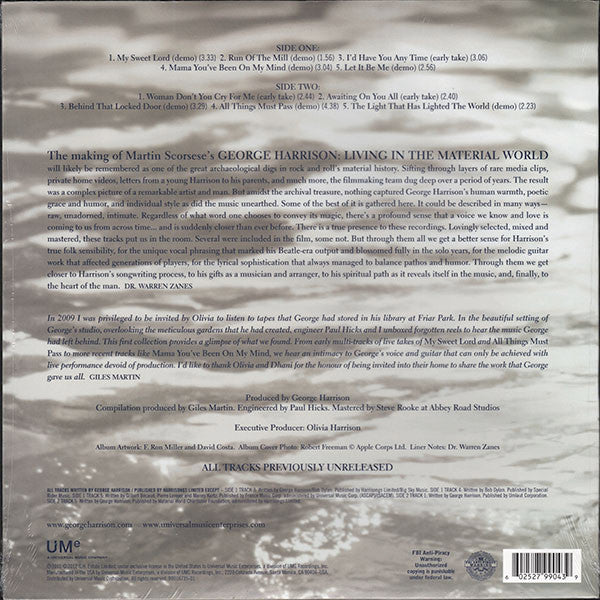 George Harrison - Early Takes Volume 1 (Vinyl, LP, Album) Mint (M) / Mint (M)