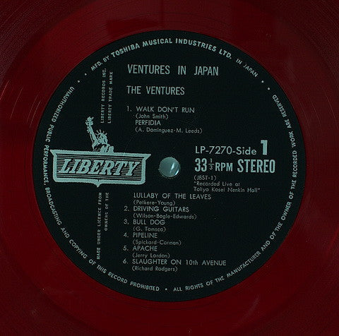 The Ventures - Ventures In Japan (Vinyl, LP, Album, Stereo)