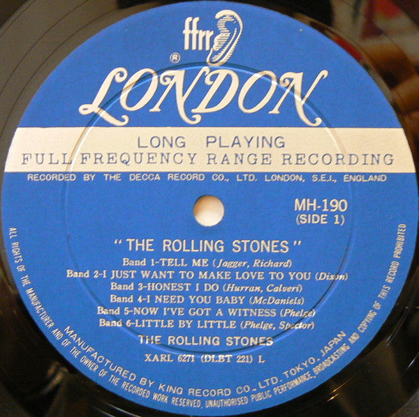 The Rolling Stones - The Rolling Stones (Vinyl, LP, Album, Mono) Very Good Plus (VG+) / Good Plus (G+)