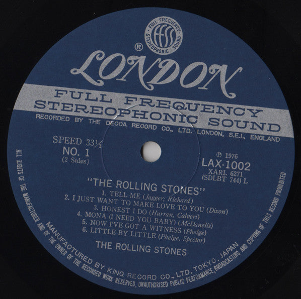 The Rolling Stones - The Rolling Stones (Vinyl, LP, Album, Reissue, Stereo) Very Good Plus (VG+) / Good Plus (G+)