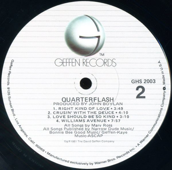 Quarterflash - Quarterflash (Vinyl, LP, Album)