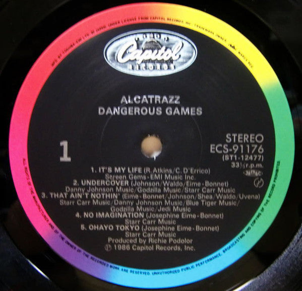 Alcatrazz - Dangerous Games (Vinyl, LP, Album)