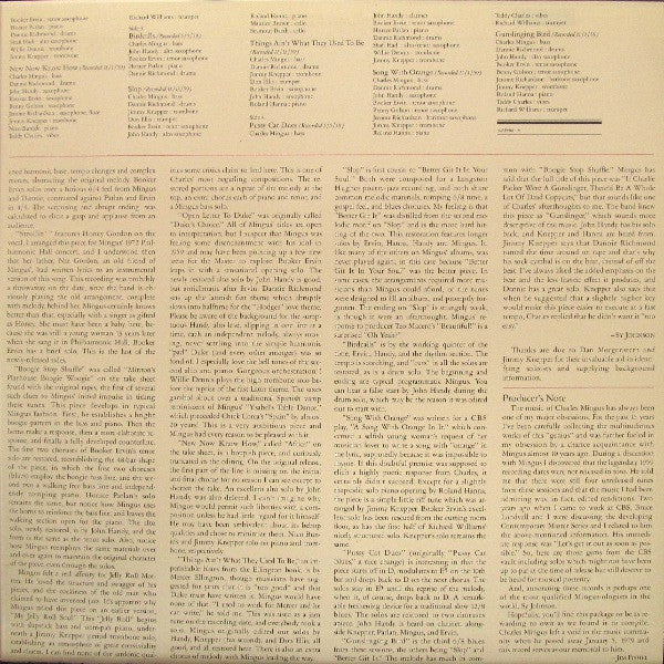 Charles Mingus - Nostalgia In Times Square / The Immortal 1959 Sessions (2xVinyl, LP, Reissue, Compilation) Very Good Plus (VG+) / Very Good Plus (VG+)