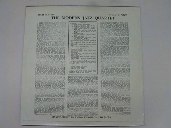 The Modern Jazz Quartet - The Modern Jazz Quartet (Vinyl, LP, Album, Mono) Near Mint (NM or M-) / Good Plus (G+)