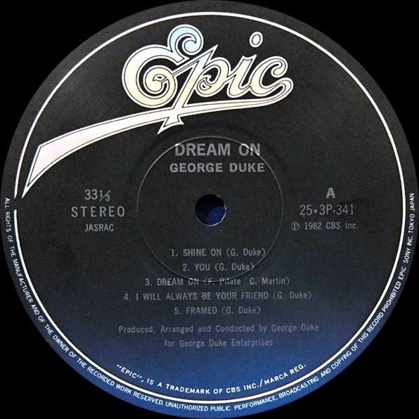 George Duke - Dream On (Vinyl, LP, Album)