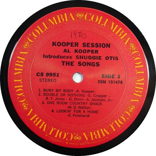Al Kooper - Kooper Session (Vinyl, LP, Album, Reissue, Stereo) Very Good Plus (VG+) / Very Good Plus (VG+)
