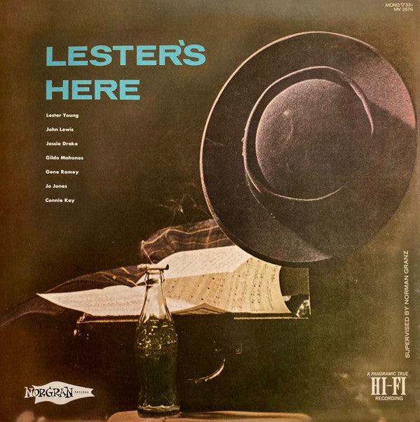 Lester Young And His Orchestra - Lester's Here (Vinyl, LP, Compilation, Reissue, Mono) Very Good Plus (VG+) / Near Mint (NM or M-)