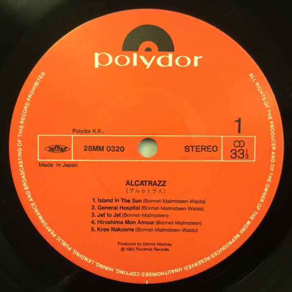 Alcatrazz - No Parole From Rock 'N' Roll (Vinyl, LP, Album, Stereo)