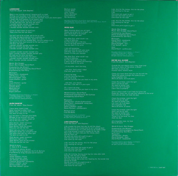 Boz Scaggs - Hits! (Vinyl, LP, Compilation)