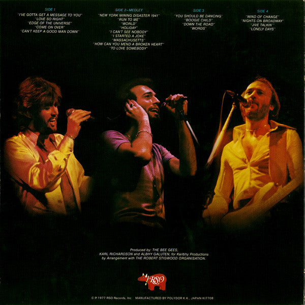 Bee Gees - Here At Last.. Bee Gees ...Live (Vinyl, LP, Album)