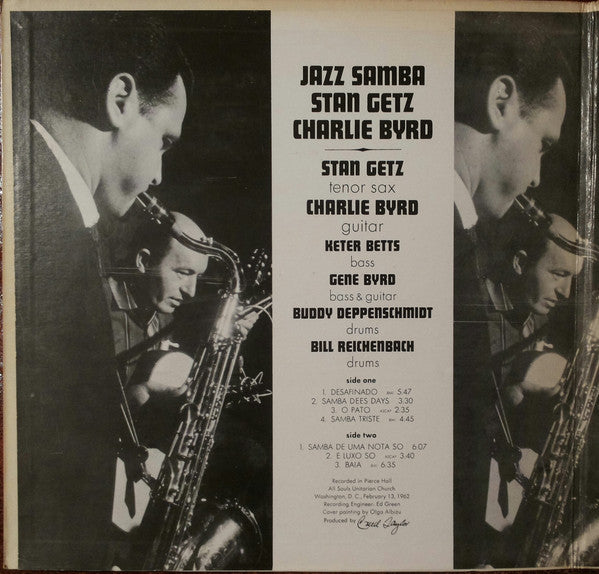 Stan Getz - Jazz Samba (Vinyl, LP, Album, Reissue, Stereo) Good Plus (G+) / Very Good (VG)