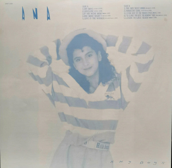 Ana - Shy Boys (Vinyl, LP, Album) Very Good (VG) / Very Good (VG)
