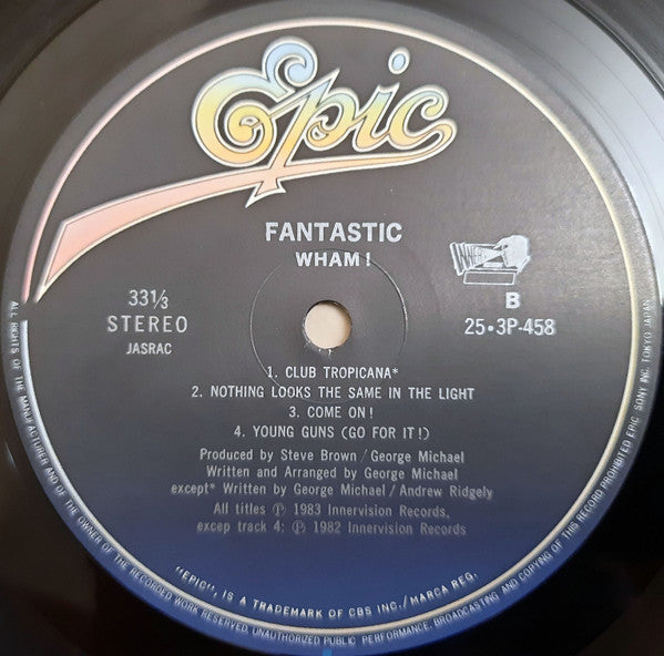 Wham! - Fantastic (Vinyl, LP, Album, Stereo)