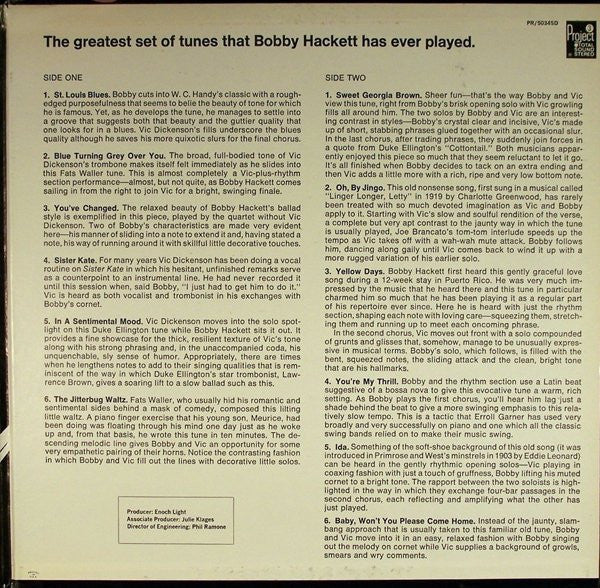 The Bobby Hackett Quartet - This Is My Bag (Vinyl, LP, Stereo) Good Plus (G+) / Very Good (VG)