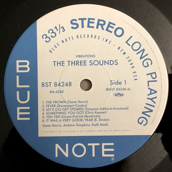 The Three Sounds - Vibrations (Vinyl, LP, Album, Limited Edition, Reissue, Stereo) Very Good Plus (VG+) / Very Good Plus (VG+)