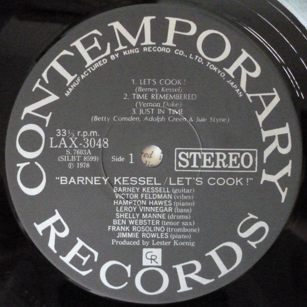 Barney Kessel - Let's Cook! (Vinyl, LP, Album, Reissue, Stereo) Very Good Plus (VG+) / Very Good Plus (VG+)