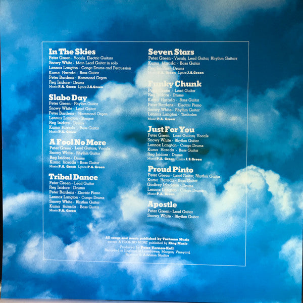 Peter Green (2) - In The Skies (Vinyl, LP, Album)