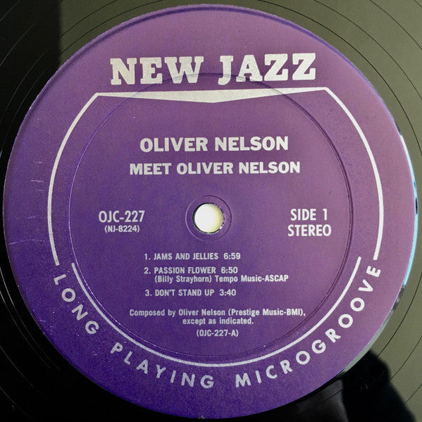 Oliver Nelson - Meet Oliver Nelson (Vinyl, LP, Album, Reissue, Stereo) Very Good (VG) / Very Good Plus (VG+)