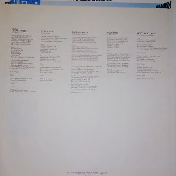 Phoebe Snow - Rock Away (Vinyl, LP, Album) Near Mint (NM or M-) / Very Good (VG)