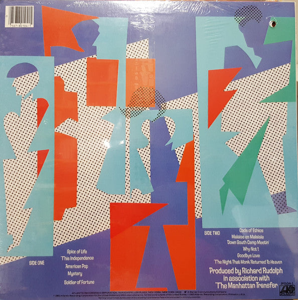 The Manhattan Transfer - Bodies And Souls (Vinyl, LP, Album) Very Good Plus (VG+) / Very Good Plus (VG+)