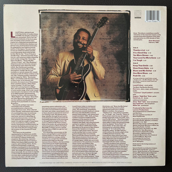 Lowell Fulson - It's A Good Day (Vinyl, LP, Album) Very Good Plus (VG+) / Very Good (VG)