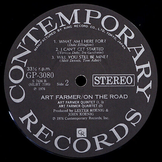 Art Farmer - On The Road (Vinyl, LP, Album) Very Good Plus (VG+) / Very Good Plus (VG+)