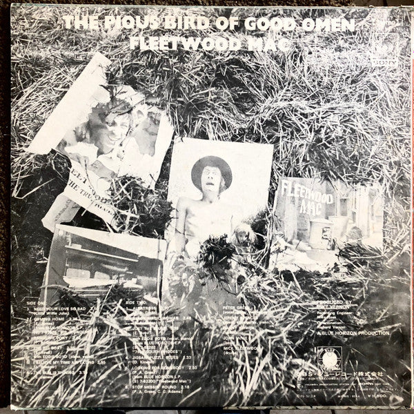 Fleetwood Mac - The Pious Bird Of Good Omen (Vinyl, LP, Compilation, Misprint) Very Good (VG) / Poor (P)