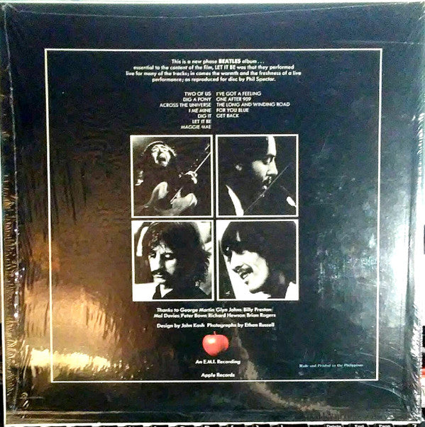 The Beatles - Let It Be (Vinyl, LP, Album, Repress) Very Good (VG) / Very Good (VG)
