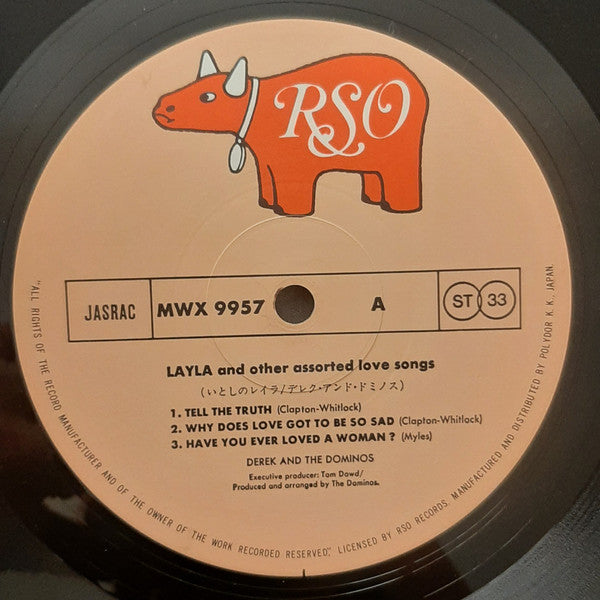 Derek & The Dominos - Layla And Other Assorted Love Songs (2xVinyl, LP, Album, Reissue, Stereo) Very Good Plus (VG+) / Very Good Plus (VG+)