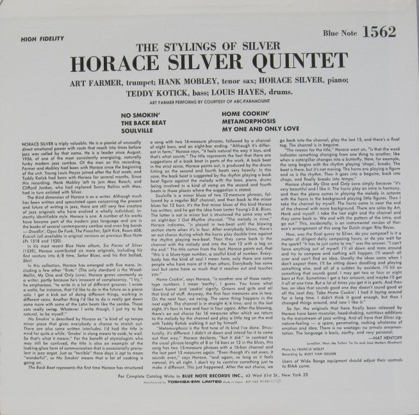 The Horace Silver Quintet - The Stylings Of Silver (Vinyl, LP, Albu...