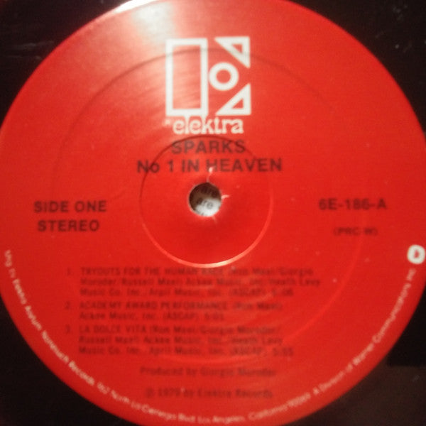 Sparks - No. 1 In Heaven (Vinyl, LP, Album) Near Mint (NM or M-) / Very Good (VG)