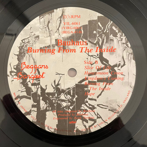 Bauhaus - Burning From The Inside (Vinyl, LP, Album)