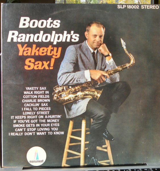 Boots Randolph - Boots Randolph's Yakety Sax! (Vinyl, LP, Album, Repress, Stereo) Very Good Plus (VG+) / Good Plus (G+)