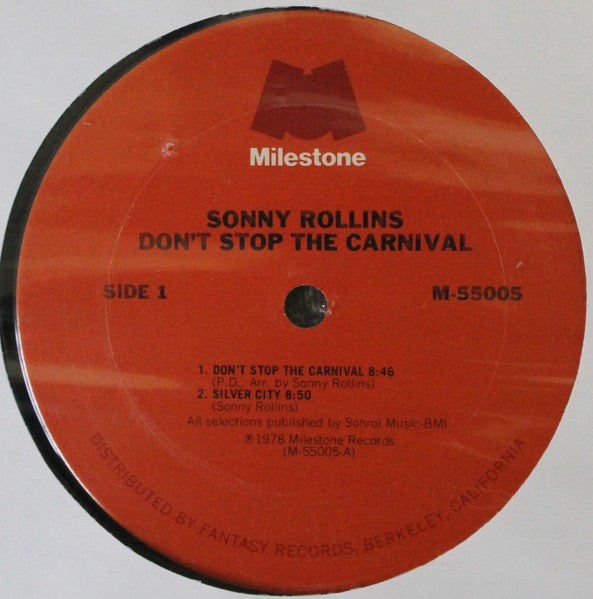 Sonny Rollins - Don't Stop The Carnival (2xVinyl, LP, Album) Very Good Plus (VG+) / Very Good Plus (VG+)