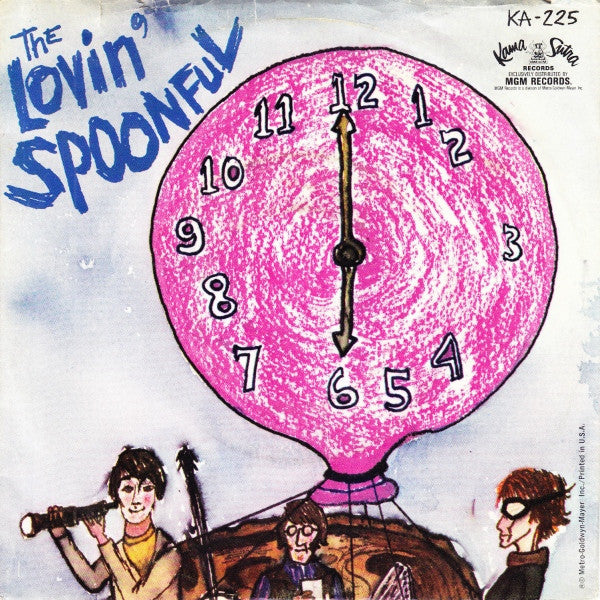 The Lovin' Spoonful - Six O'Clock (Vinyl, 7", 45 RPM, Single) Good Plus (G+) / Fair (F)