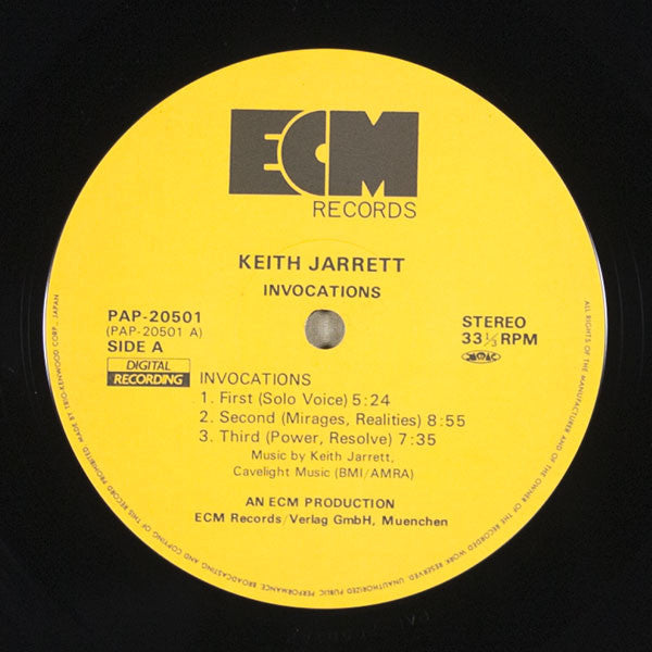 Keith Jarrett - Invocations / The Moth And The Flame (Vinyl, LP, Al...