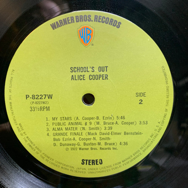 Alice Cooper - School's Out (Vinyl, LP, Album, Stereo)